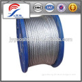 7x19 steel core zinc coated steel cable